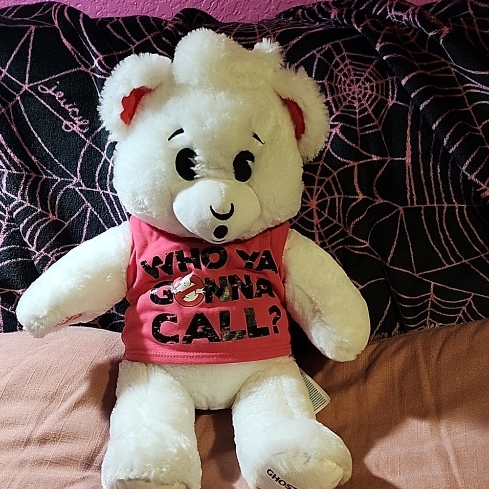 White and Pink Plush Toy